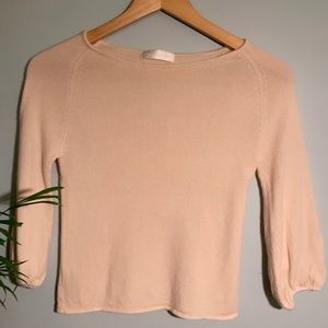 Jill Stuart 100% cashmere crop